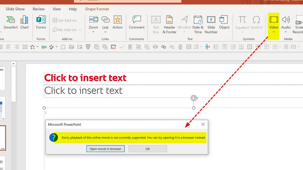 How to Embed a Video in Powerpoint in 2022? | Explain Ninja 11